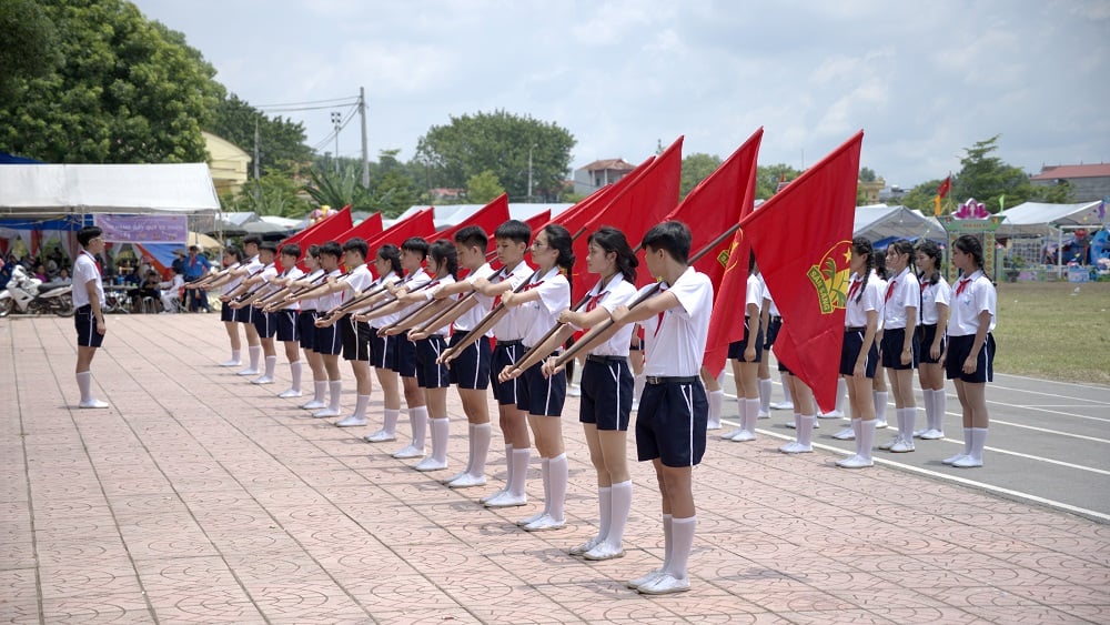 tin tức bắc giang,huyện đoàn lạng giang, trại hè thanh thiếu nhi, khai mạc trại hè thanh thiếu nhi, tuổi trẻ