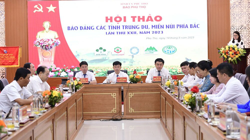 báo đảng, hội thảo, các tỉnh trung du, miền núi, phía bắc,liên kết  phát triển du lịch, báo phú thọ