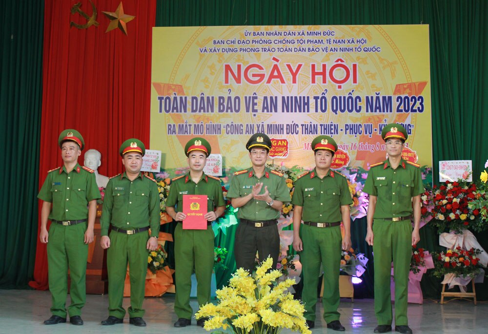 ngày hội an ninh tổ quốc, xã minh đức huyện việt yên, phòng chống tội phạm