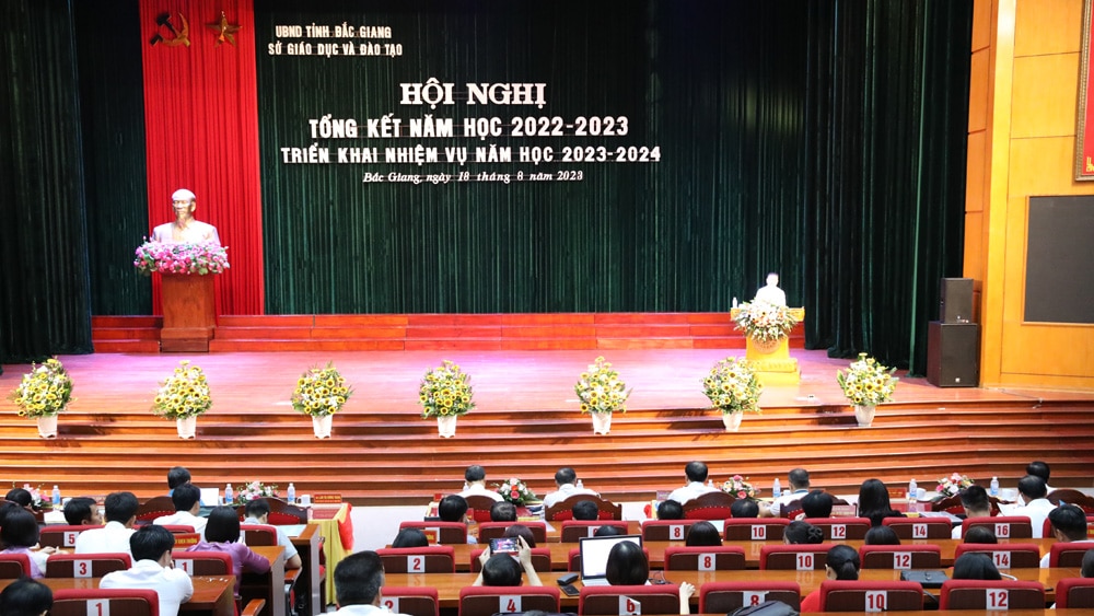 Bắc Giang, Triển khai, nhiệm vụ, năm học 2023 - 2024