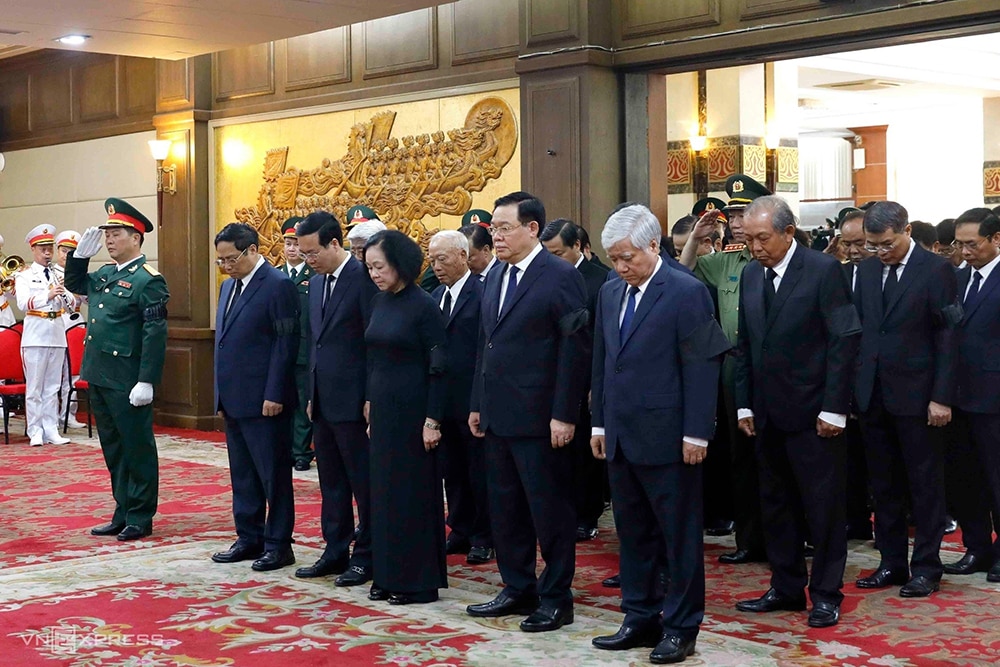 Hải Phòng,lễ viếng Phó thủ tướng Lê Văn Thành, Chủ tịch nước Võ Văn Thưởng, Thủ tướng Phạm Minh Chính, Chủ tịch Quốc hội Vương Đình Huệ