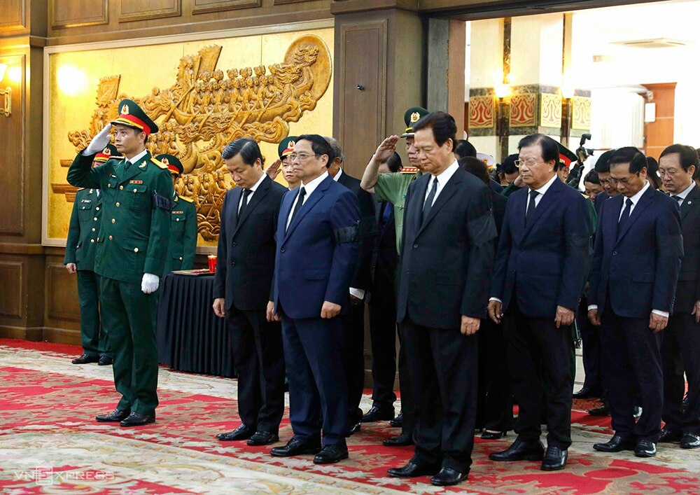 Hải Phòng,lễ viếng Phó thủ tướng Lê Văn Thành, Chủ tịch nước Võ Văn Thưởng, Thủ tướng Phạm Minh Chính, Chủ tịch Quốc hội Vương Đình Huệ