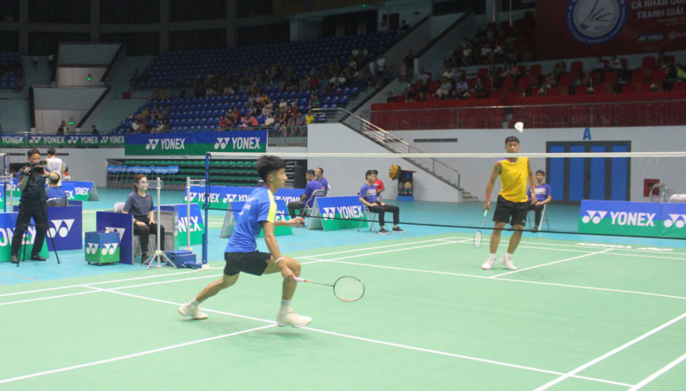 giải vô địch cầu lông cá nhân quốc gia, tranh giải yonex-sunrise, VĐV, bắc giang, cầu lông, nhà thi đấu thể thao tỉnh bắc giang