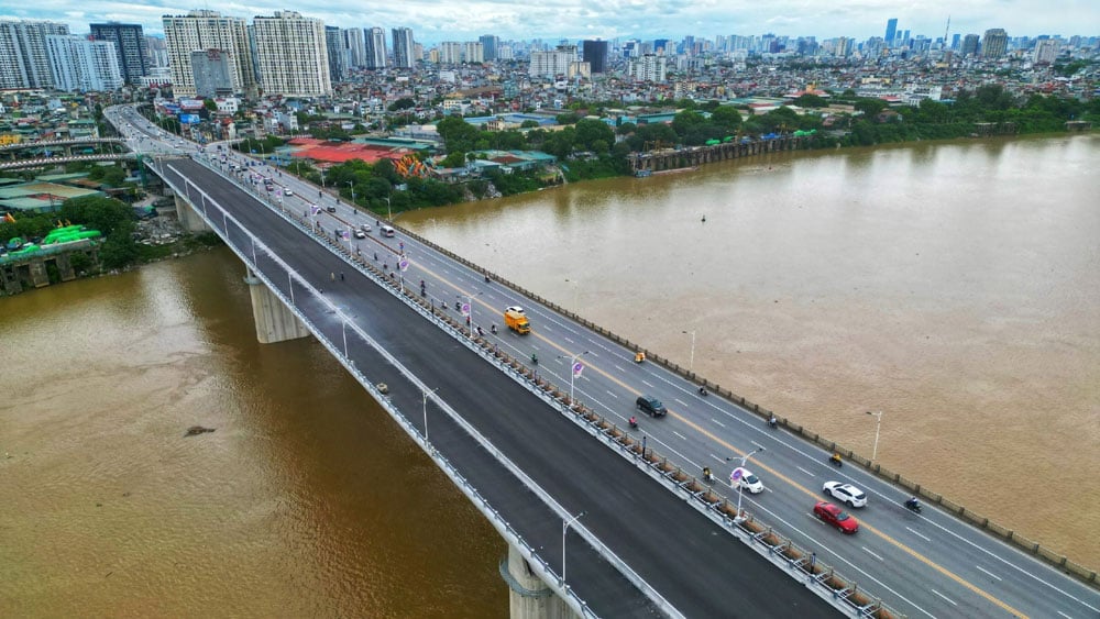 Thủ tướng Phạm Minh Chính, lễ khánh thành cầu Vĩnh Tuy giai đoạn 2, khánh thành cầu Vĩnh Tuy, Cầu vĩnh tuy, thành phố Hà Nội