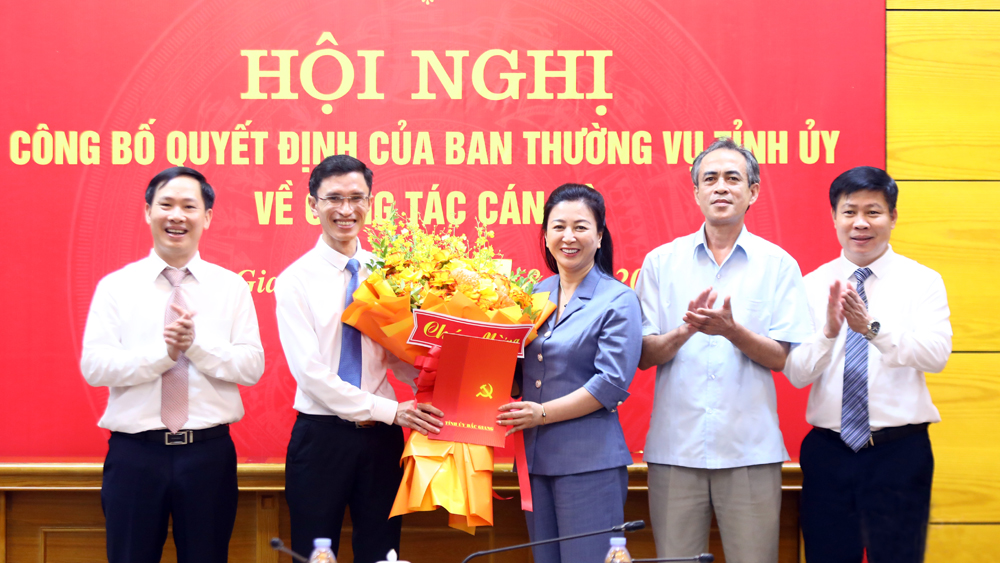 Bắc Giang, bổ nhiệm, nhân sự mới, Phó Chánh Văn phòng Tỉnh ủy