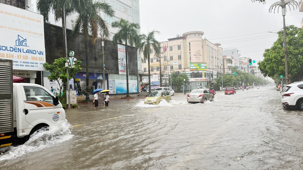 Bắc Giang, TP Bắc Giang, mưa lớn, ngập sâu