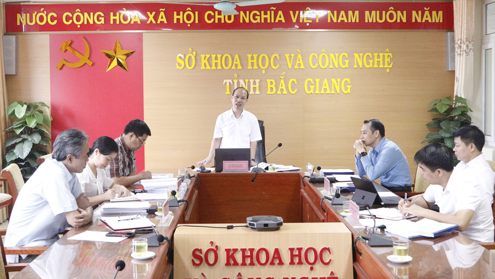 bắc giang, đề tài khoa học, lịch sử đảng bộ tỉnh, sở khoa học và công nghệ, ban tuyên giáo tỉnh ủy