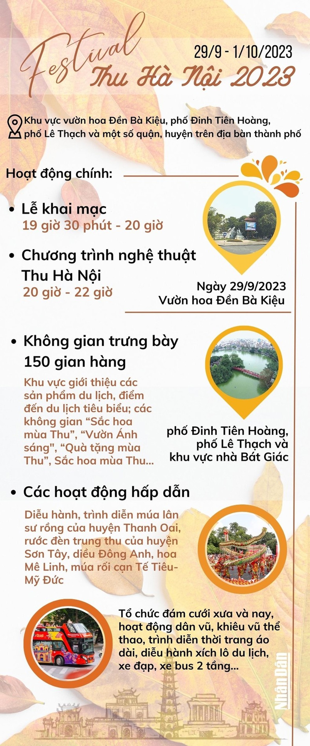 Những điểm nhấn, Festival Thu Hà Nội 2023, Đến để yêu, giá trị độc đáo, di sản văn hóa, danh thắng hấp dẫn