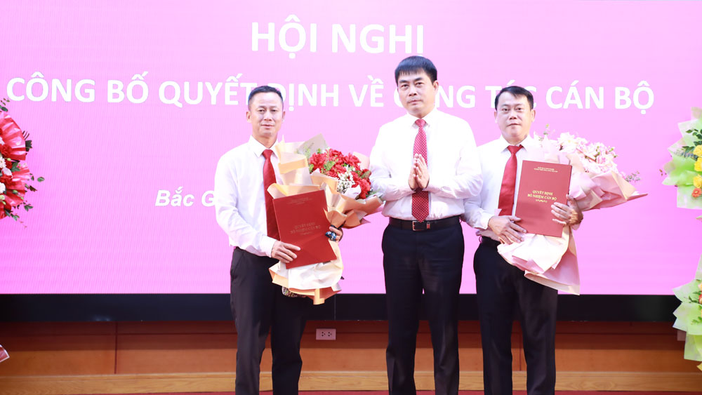 Bắc Giang, công bố, bổ nhiệm Giám đốc, Phó Giám đốc, Agribank