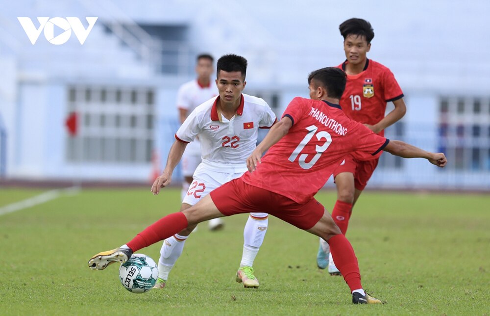 U23 Việt Nam, U23 Lào, Hoàng Anh Tuấn, HLV Hoàng Anh Tuấn, Giải vô địch U23 Đông Nam Á, Văn Khang, Quốc Việt, Quan Văn Chuẩn