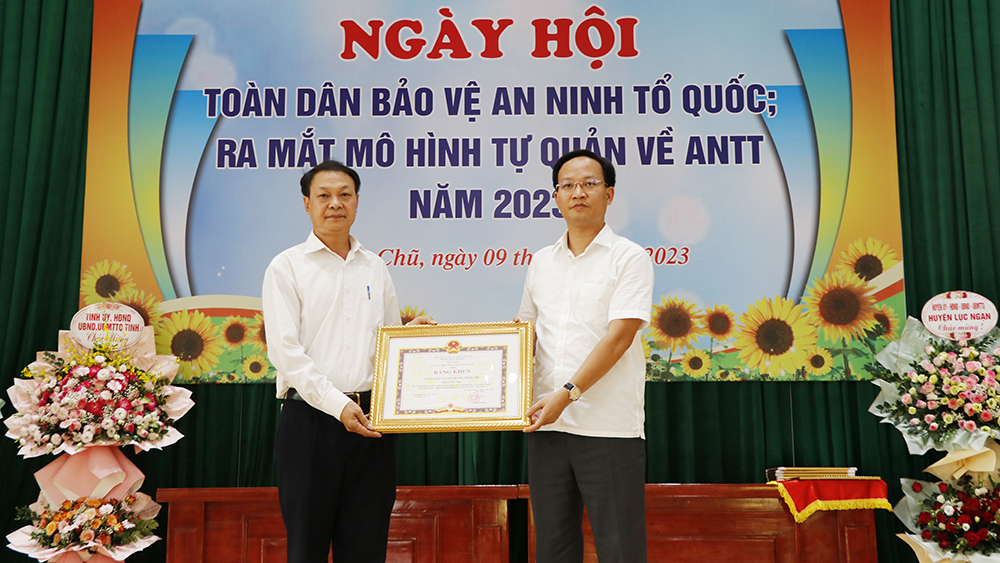 ngày hội toàn dân bảo vệ an ninh tổ quốc, công an tỉnh bắc giang, huyện lục ngạn