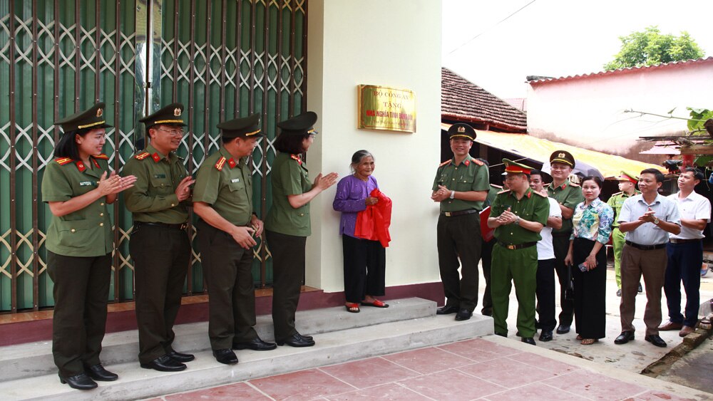 tin tức bắc giang, công an tỉnh, nhà tình nghĩa, yên thế, hy sinh, liệt sĩ