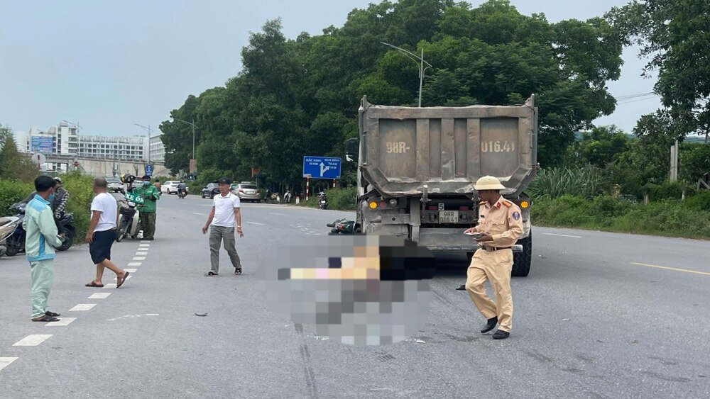 Việt Yên, Tai nạn giữa ô tô, xe máy, một người tử vong