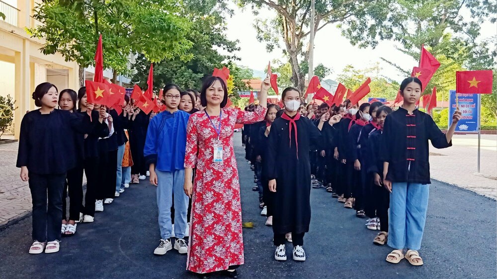 khai giảng, niềm vui, hân hoan, năm học mới, Bắc GIang