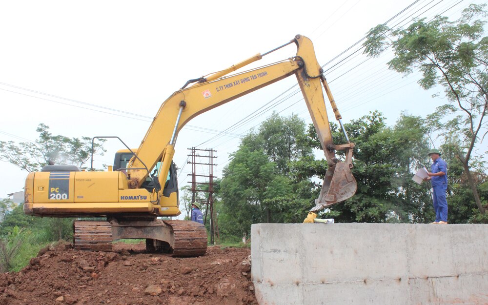 Bắc Giang, tin tức bắc giang, tăng tốc thi công, tăng tốc thi công cầu vượt Xương Giang, cầu vượt Xương Giang