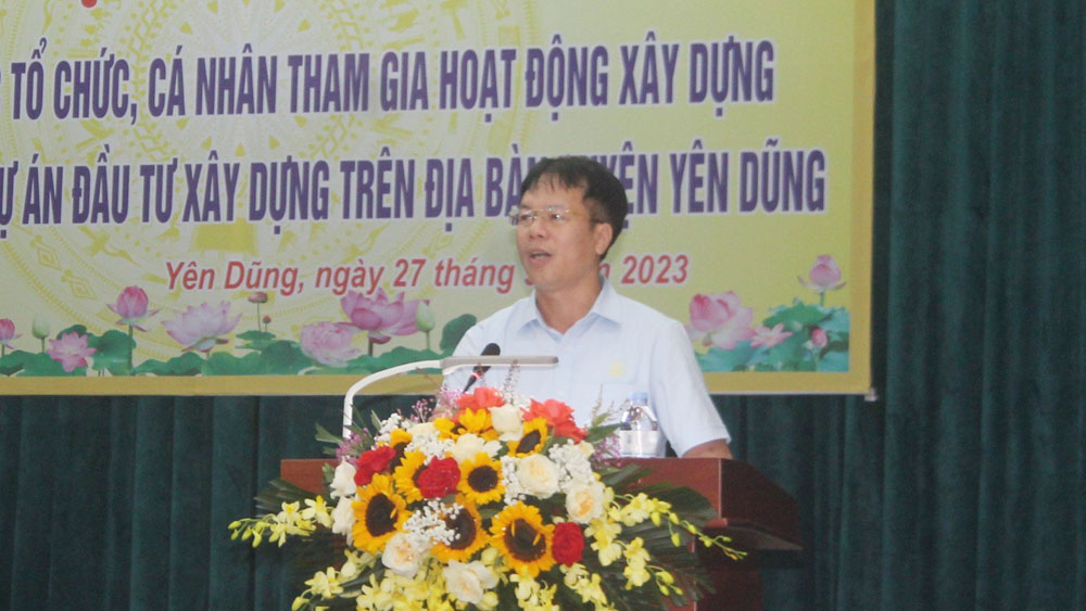 Yên Dũng: Tháo gỡ khó khăn,doanh nghiệp xây dựng, chủ đầu tư