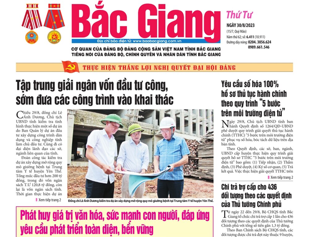 tin tức bắc giang, bắc giang, ngày báo chí cách mạng,  báo chí trong giai đoạn mới, người làm báo tiêu biểu, hệ thống chính trị, nghị quyết của đảng, đấu tranh giải phóng dân tộc