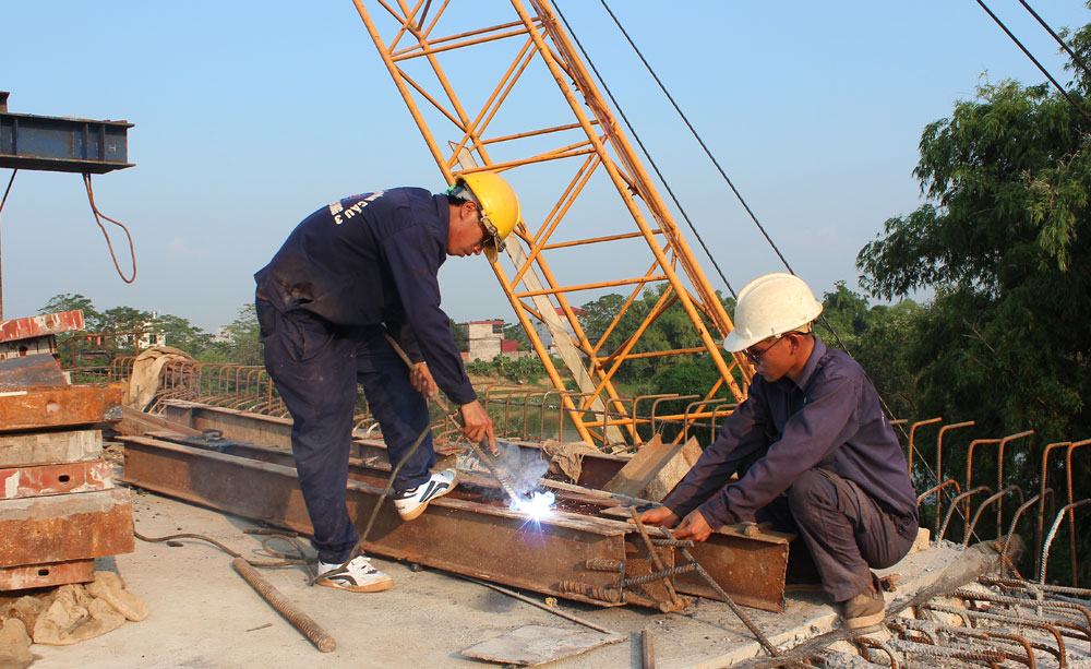 Bắc Giang, dồn lực, thi công, cầu, Đồng Sơn.