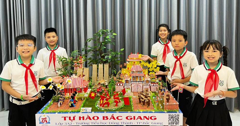 sáng tạo, thanh, thiếu niên, nhi đồng, sản phẩm, học sinh, Bắc Giang