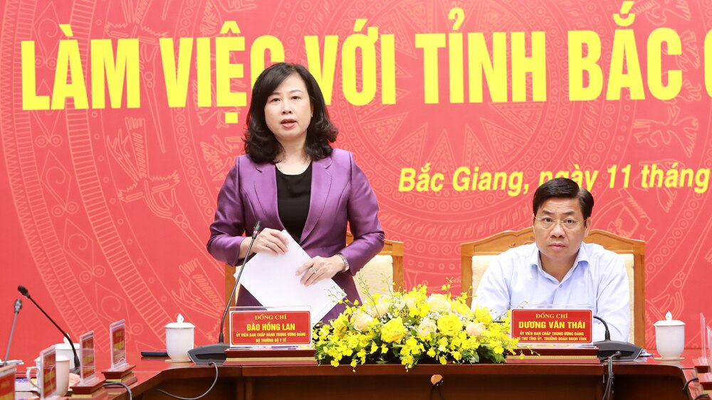 Bắc Giang, y tế, bộ trưởng bộ y tế, bệnh viện đa khoa