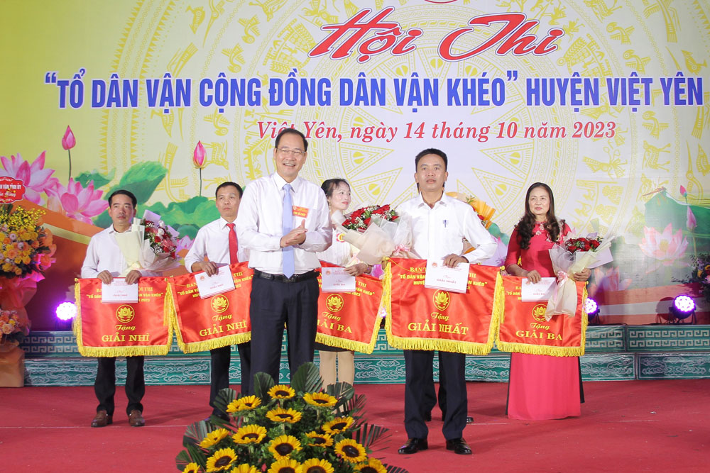 Việt Yên, hội Thi “Tổ dân vận cộng đồng dân vận khéo”, dân vận cộng đồng, dân vận