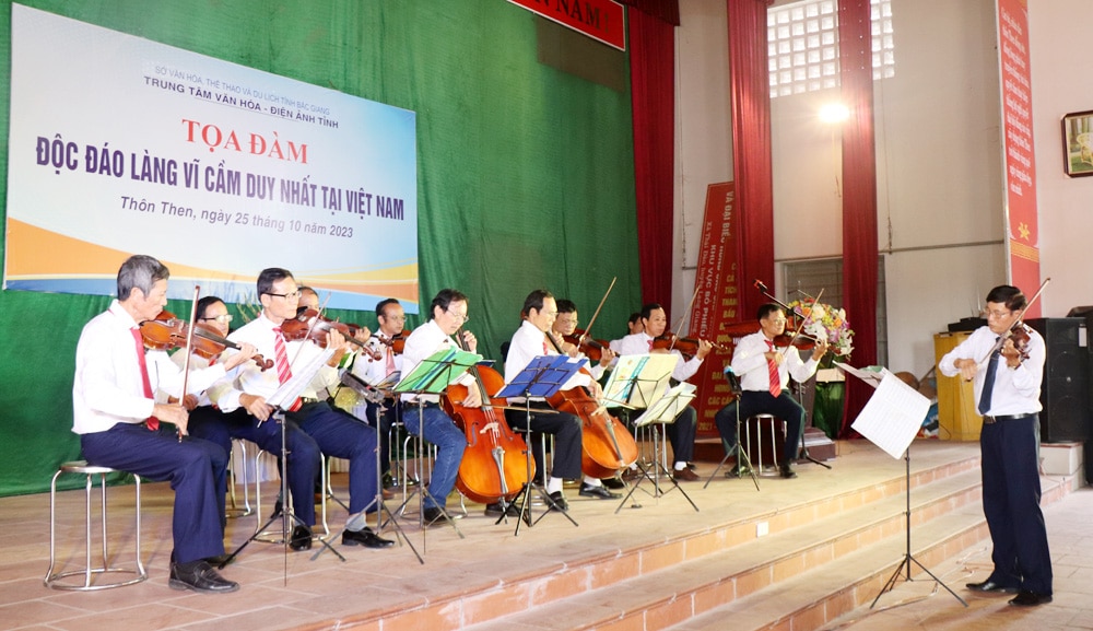 CLB Violon, xã thái đào, lạng giang, làng then, độc đáo, duy nhất tại Việt Nam