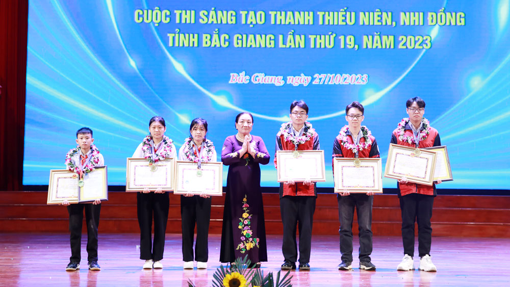 Bắc Giang, sáng tạo, kho học, cuộc thi sáng tạo, thanh thiếu niên