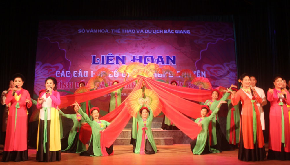 liên hoan, câu lạc bộ Chèo không chuyên bắc giang , diễn viên, nghệ nhân, nhà hát chèo bắc giang, sở văn hóa, thể thao và du lịch