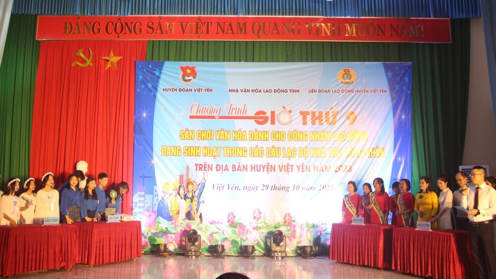 Giờ thứ 9, công đoàn, công nhân, Bắc Giang, Việt Yên