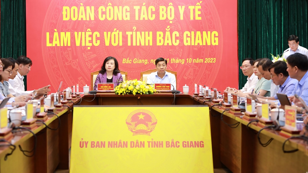 Bắc Giang, y tế, bộ trưởng bộ y tế, bệnh viện đa khoa