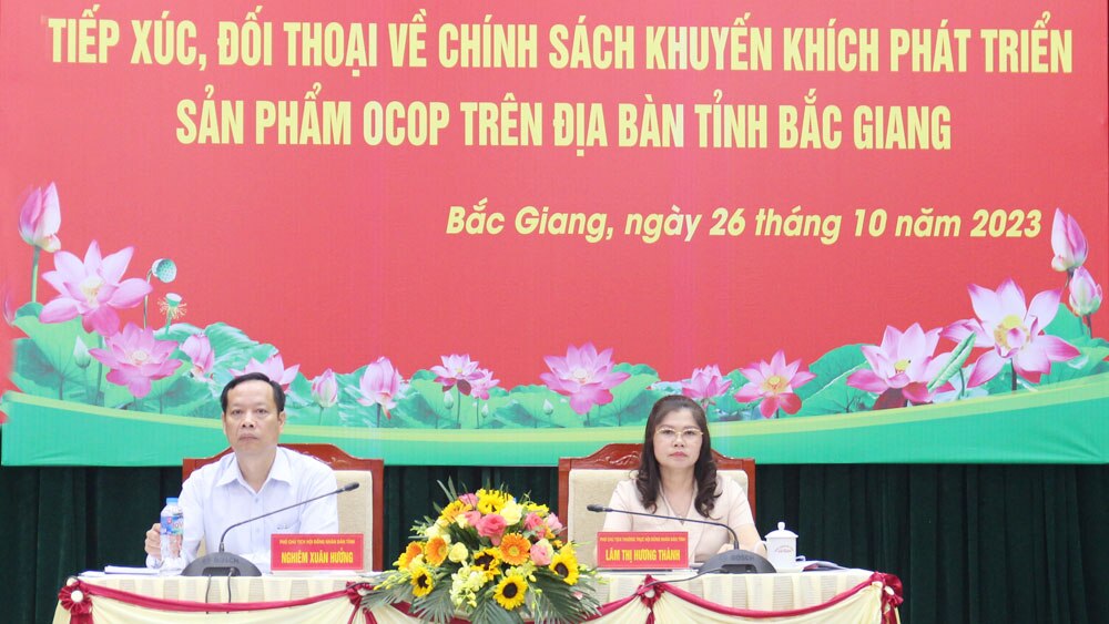 bắc giang, OCOP, nông nghiệp, sản phẩm tiêu biểu, HĐND, đồng chí lâm thị hương thành