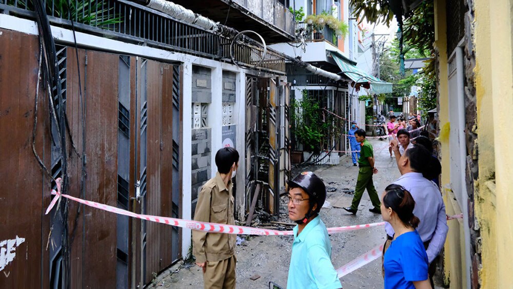 Hai trẻ tử vong, ngôi nhà cháy ở Đà Nẵng, phòng cháy