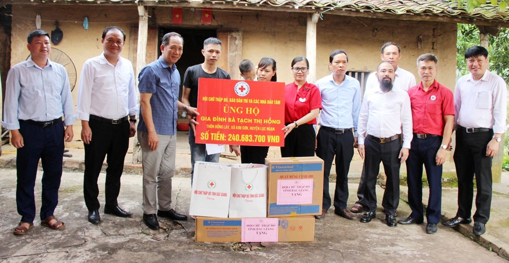 tin tức bắc giang, bắc giang, an sinh xã hội, công tác nhân đạo, Hội Chữ thập đỏ, hoàn cảnh khó khăn, người yếu thế,doanh nghiệp, nhà hảo tâm, hoạt động thiện nguyện