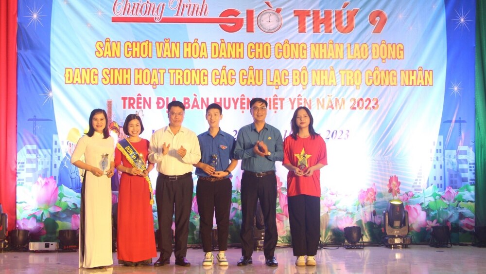 Giờ thứ 9, công đoàn, công nhân, Bắc Giang, Việt Yên