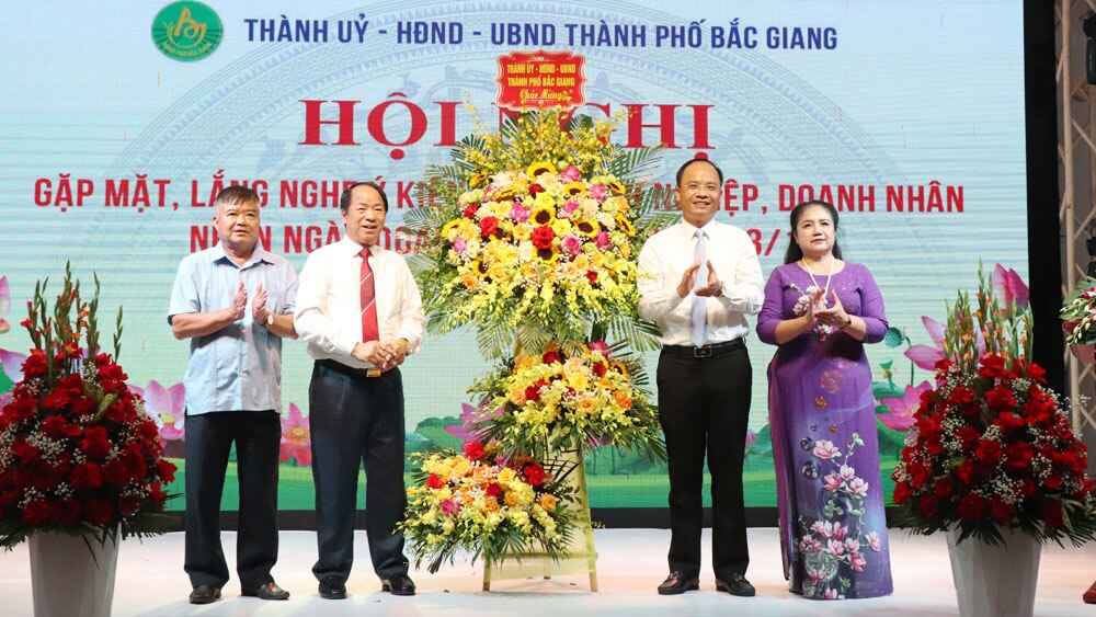 Bắc Giang, thành phố bắc giang, gặp mặt, doanh nghiệp