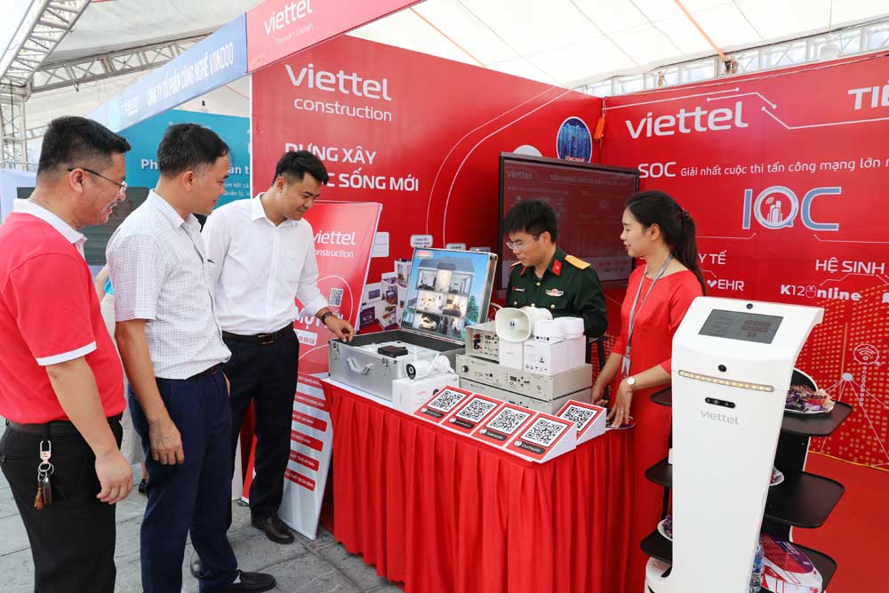 Techfest Bắc Giang 2023, không gian trưng bày các sản phẩm khởi nghiệp, đổi mới sáng tạo, khởi nghiệp, công nghệ