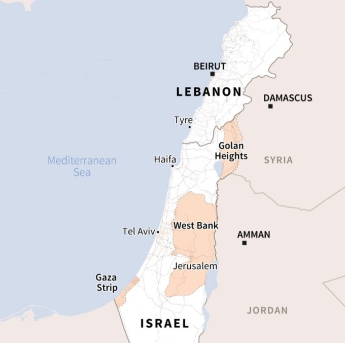 Xung đột Israel - Hamas,  Israel cảnh báo Lebanon