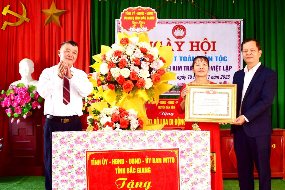 đoàn kết toàn dân, tân yên, bắc giang, ngày hội