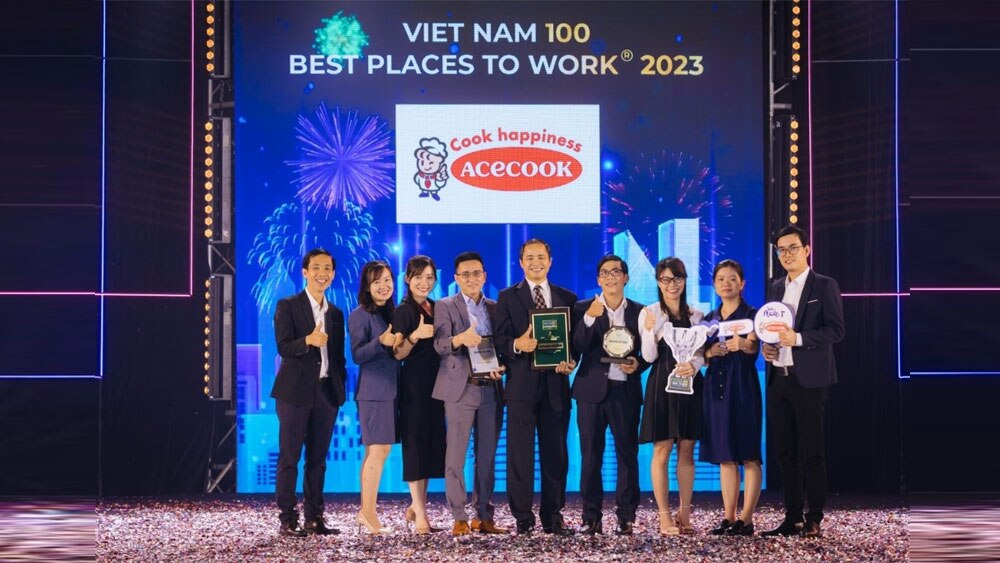 Acecook Việt Nam, Top 100,  nơi làm việc tốt nhất Việt Nam 2023,  Công ty cổ phần Acecook Việt Nam