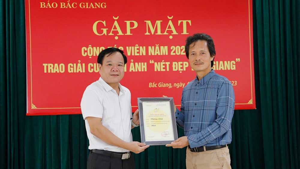 bắc giang, trao giải, cuộc thi ảnh, nét đẹp bắc giang