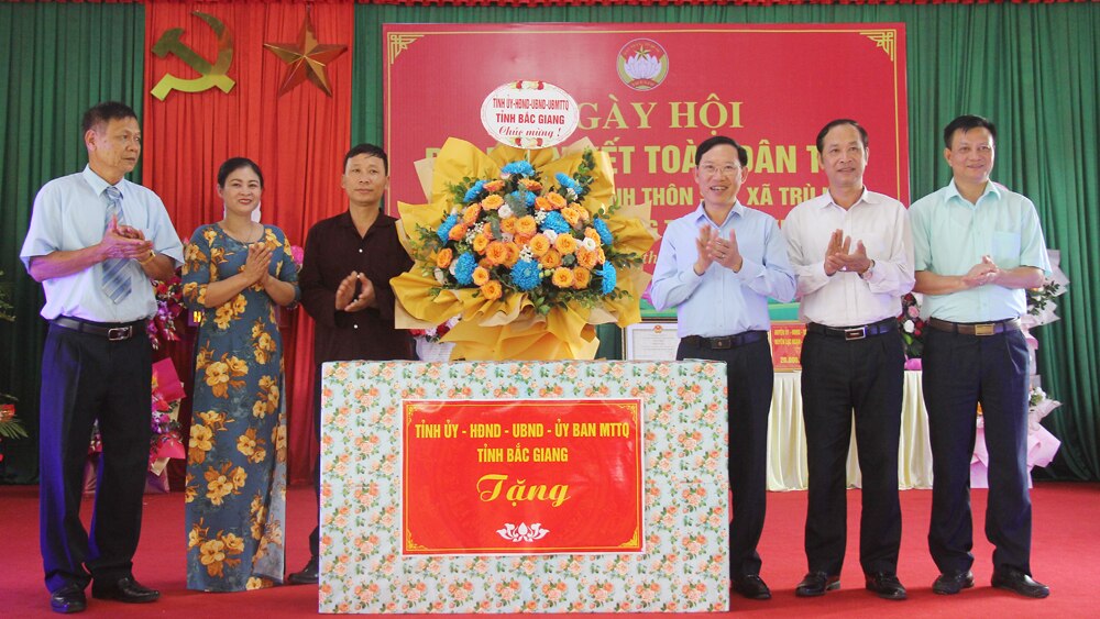 thôn Sậy, Trù Hựu, Bắc Giang, đại đoàn kết, Mặt trận tổ quốc,