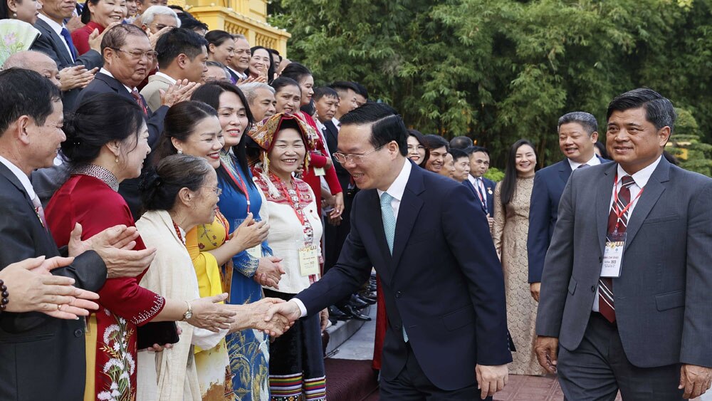 Chủ tịch nước, gặp mặt các nghệ nhân, thợ giỏi, Festival Bảo tồn và phát triển làng nghề Việt Nam năm 2023