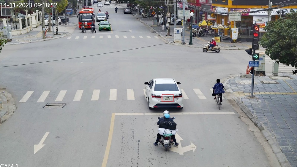 tin tức bắc giang, tỉnh bắc giang, hệ thống cameram, giám sát giao thông, công an TP Bắc Giang, không chấp hành tín hiệu đèn giao thông, vi phạm trật tự an toàn giao thông