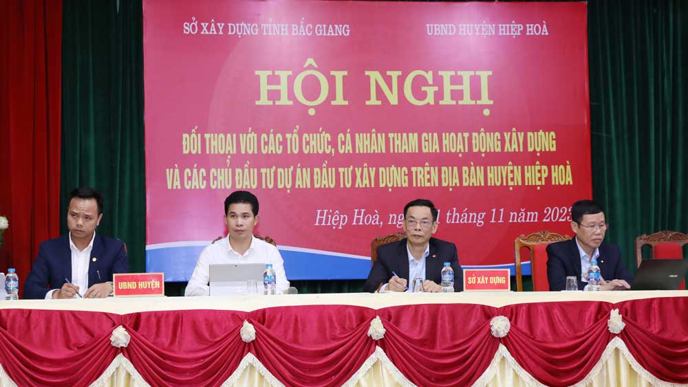 Hiệp hòa, đối thoại, xây dựng, quy hoạch