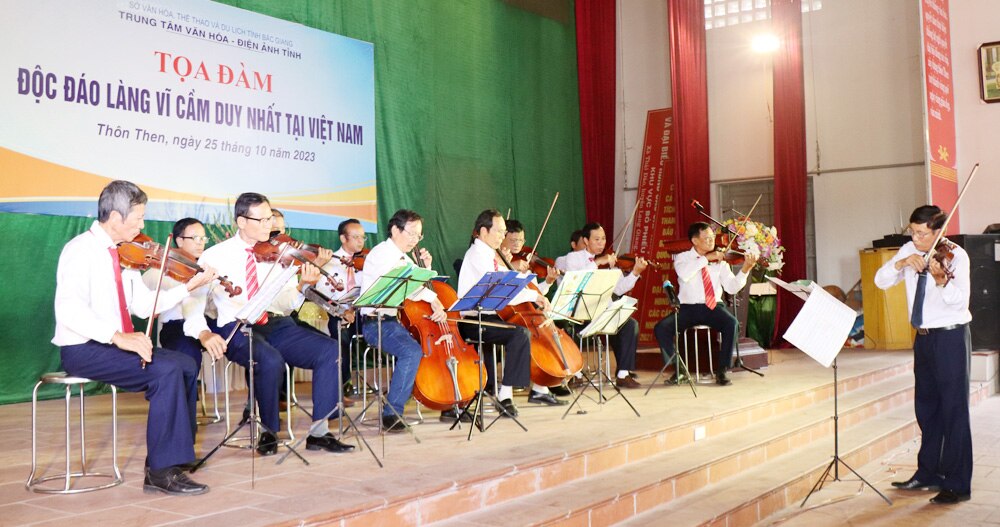 làng then, vĩ cầm, đàn violon, bắc giang, thái đào, lạng giang