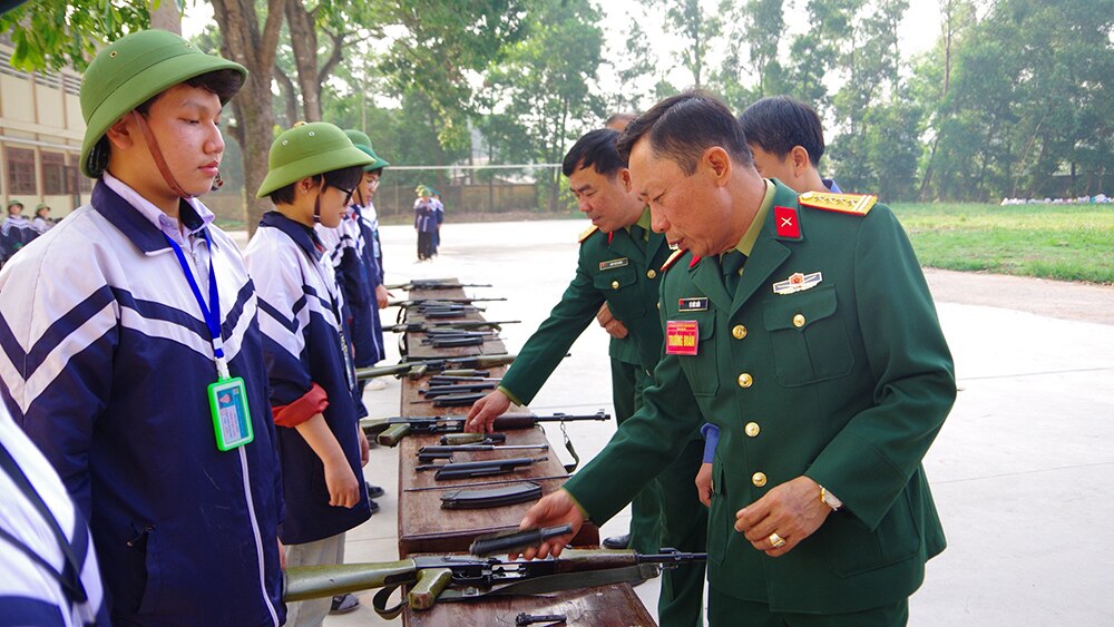 bắc giang, giáo dục quốc phòng, an ninh, huyện tân yên,