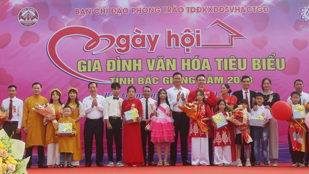 ngày hôi văn hóa tiêu biểu, gia đình, tỉnh bắc giang, phần thi, ban chỉ đạo,  phong trào toàn dân đoàn kết, sở văn hóa, thể thao, du lịch