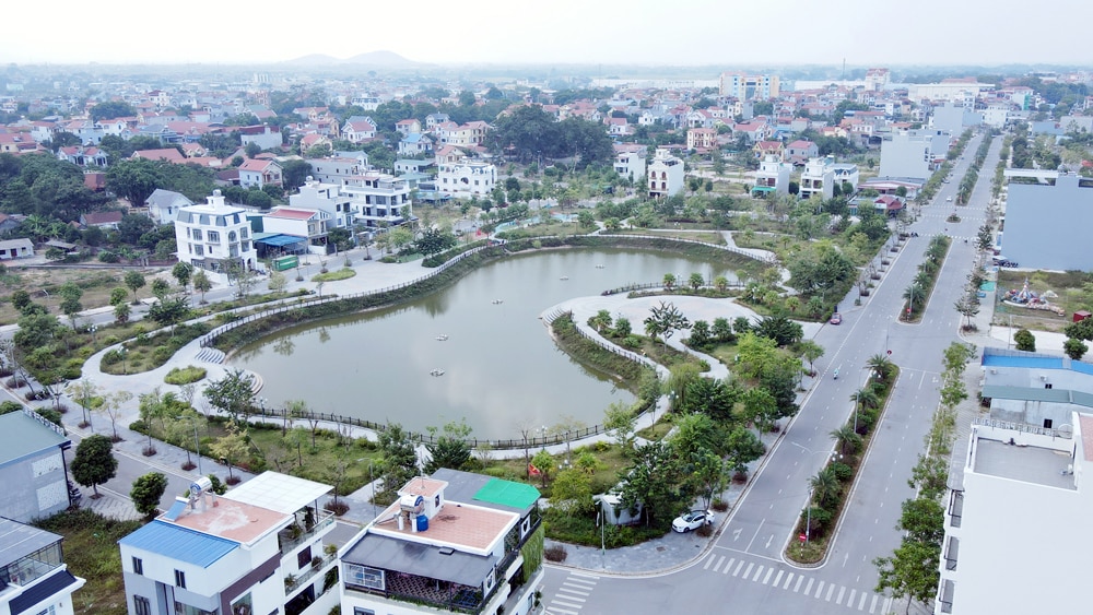 tin tức bắc giang, bắc giang, Hiệp Hòa, Phát triển đô thị, giai đoạn, đô thị loại IV,  Huyện ủy Hiệp Hòa, Dân số đô thị, Khu công nghiệp, kết cấu hạ tầng giao thông