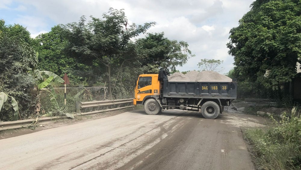 Bắc Giang, Việt Yên, xe quá tải