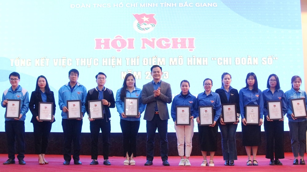 tin tức bắc giang, đoàn viên thanh niên, chuyển đổi số, thí điểm, mô hình chi đoàn số